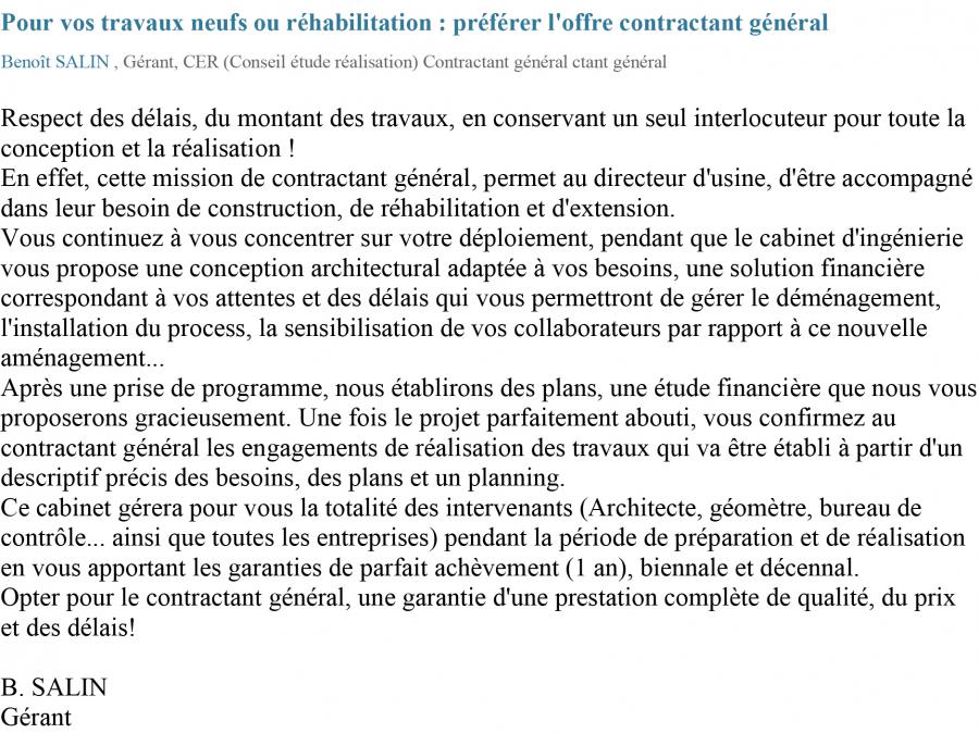 CER - Conseil Etude réalisation : Plus que de vous assister dans vos travaux, nous co-construisons l’espace de chacun de vos collaborateurs